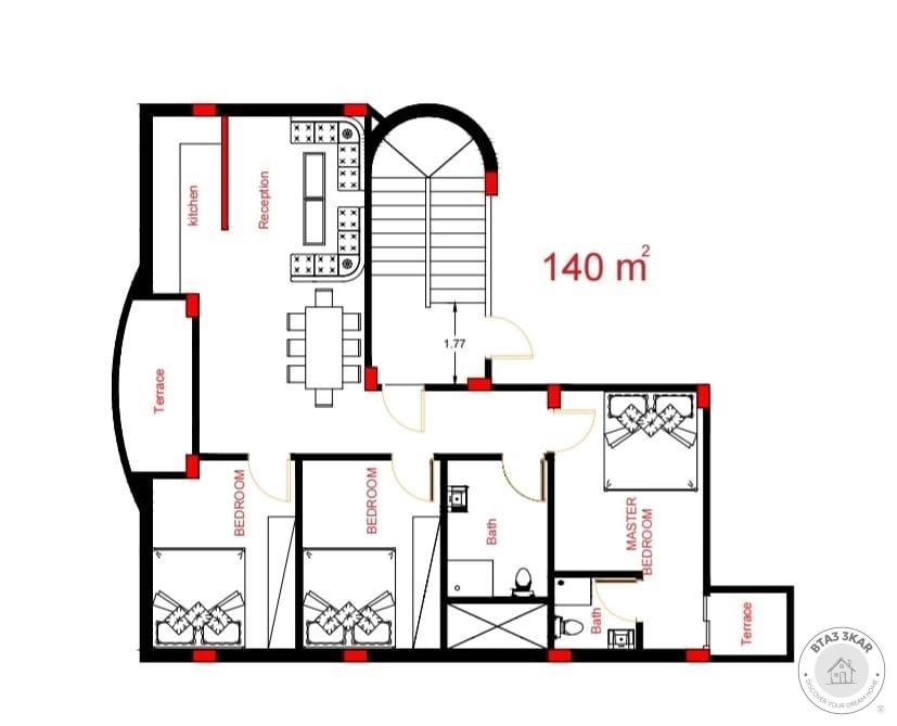 بموقع مميز بالاندلس عائلي