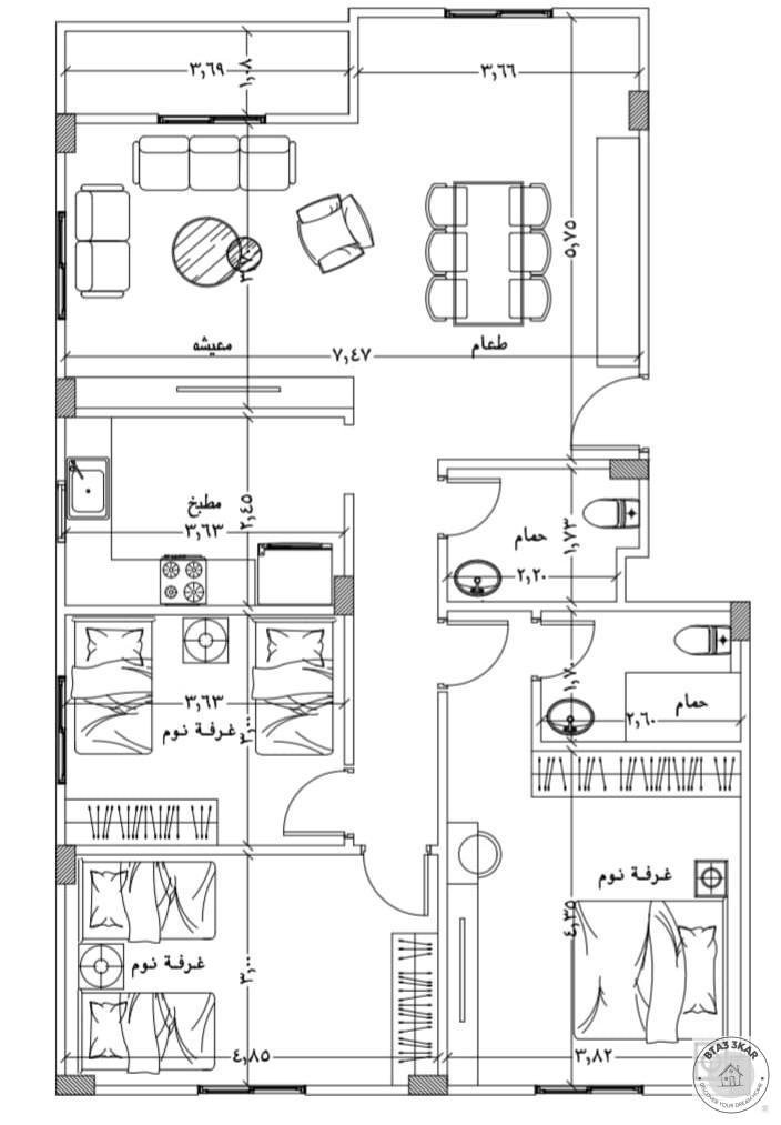 شقة دور متكرر الأندلس 1 📍 خطوات من Mountain View 170 م