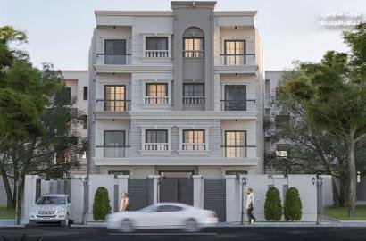 شقة دور متكرر في منطقة النورث هاوس علي بعد خطوات من طريق السويس وش التسعين