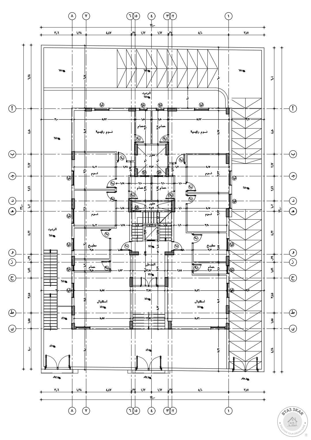 شقة 200 م ارضي بجاردن بالقرنفل فيلات تاني نمرة من ش التسعين
