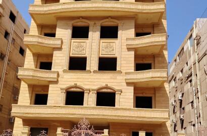شقة 230 م دور ارضي بجاردن في النرجس عمارات بجوار مسجد المصطفي وخطوات من ش التسعين