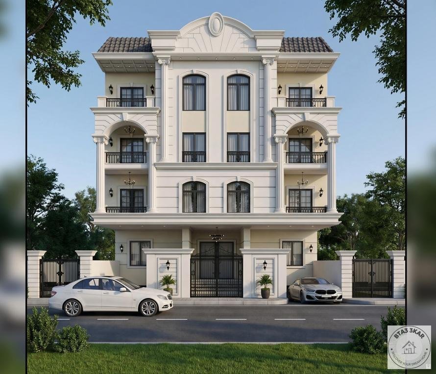 شقة في منطقه الاوركيد امام كومباوند بالم هيلز وماونتن فيو مباشرةً