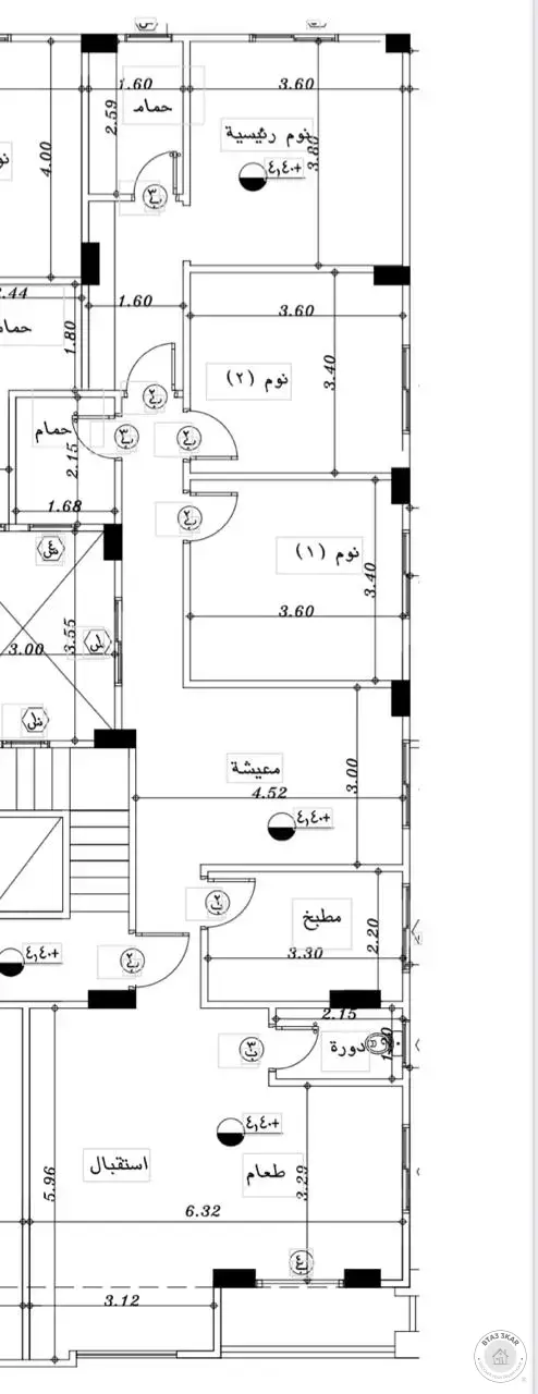 شقة دور اول 190م بالاندلس 2\ 2 استلام فوري بحصة بالجراج خطوات من محمد نجيب و ش التسعين