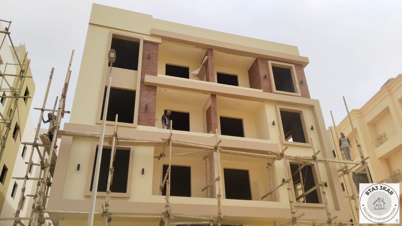 شقة 170م بالنرجس الجديدة  فيو جاردن صريح