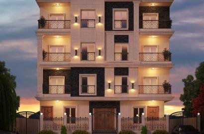 شقة ١٦٤ م متكرر شمال الرحاب تاني صف من منطقة الخدمات