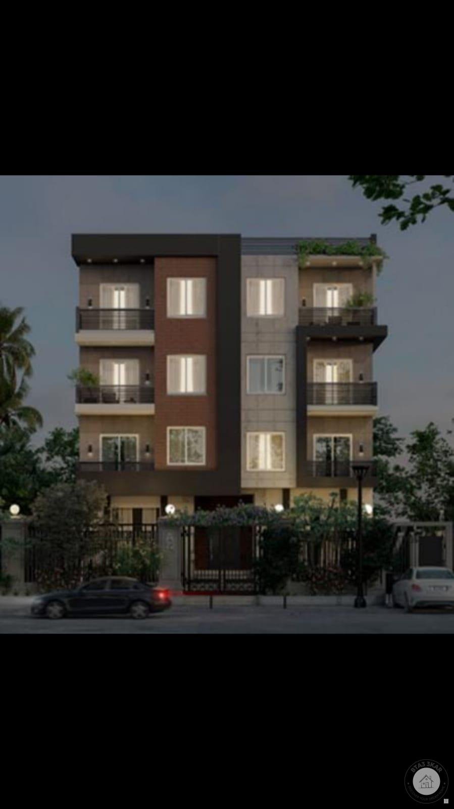 شقة دور متكرر بالنورث هاوس دقائق للتسعين الشمالى و دقائق لشارع النوادي