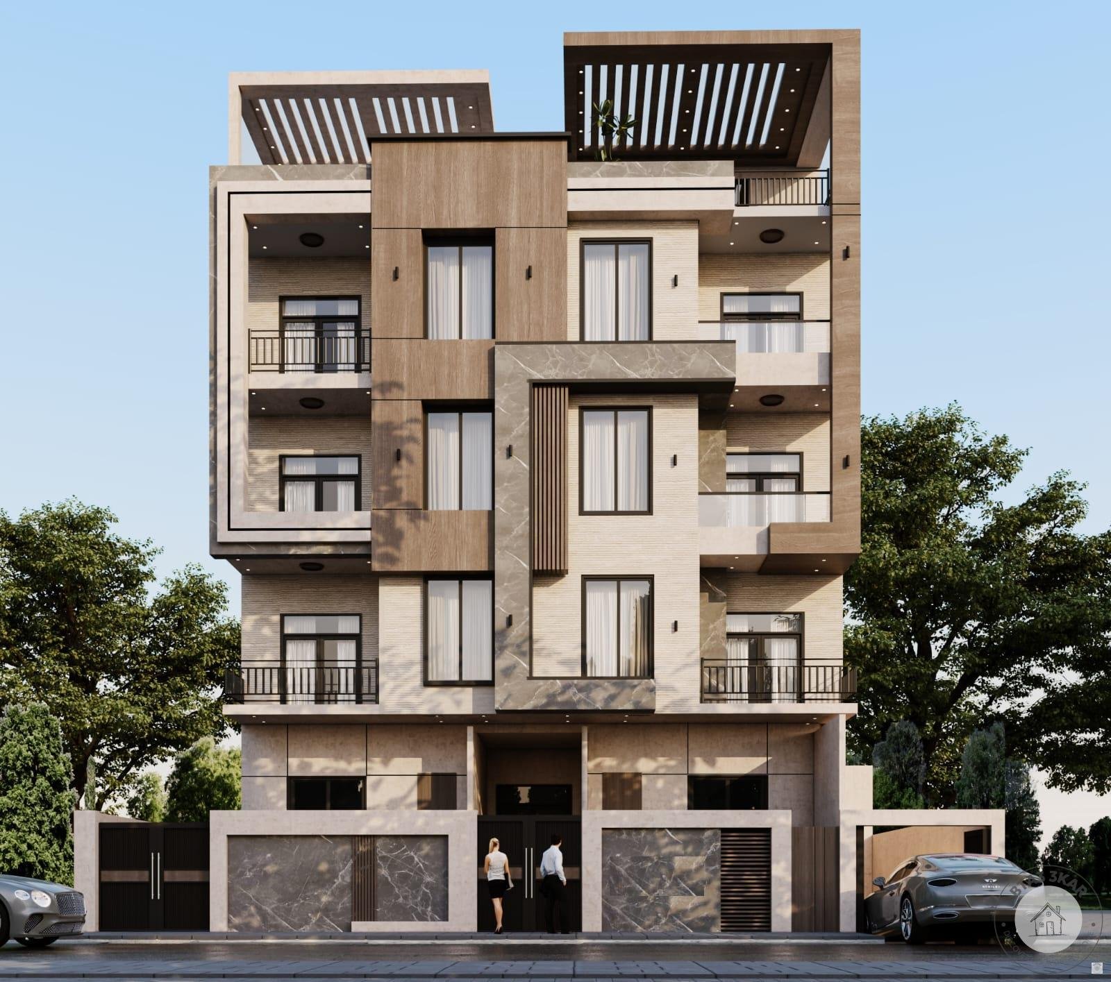 شقة بالنورث هاوس واجهة بحري بالكامل و دخلة صريحة من طريق السويس