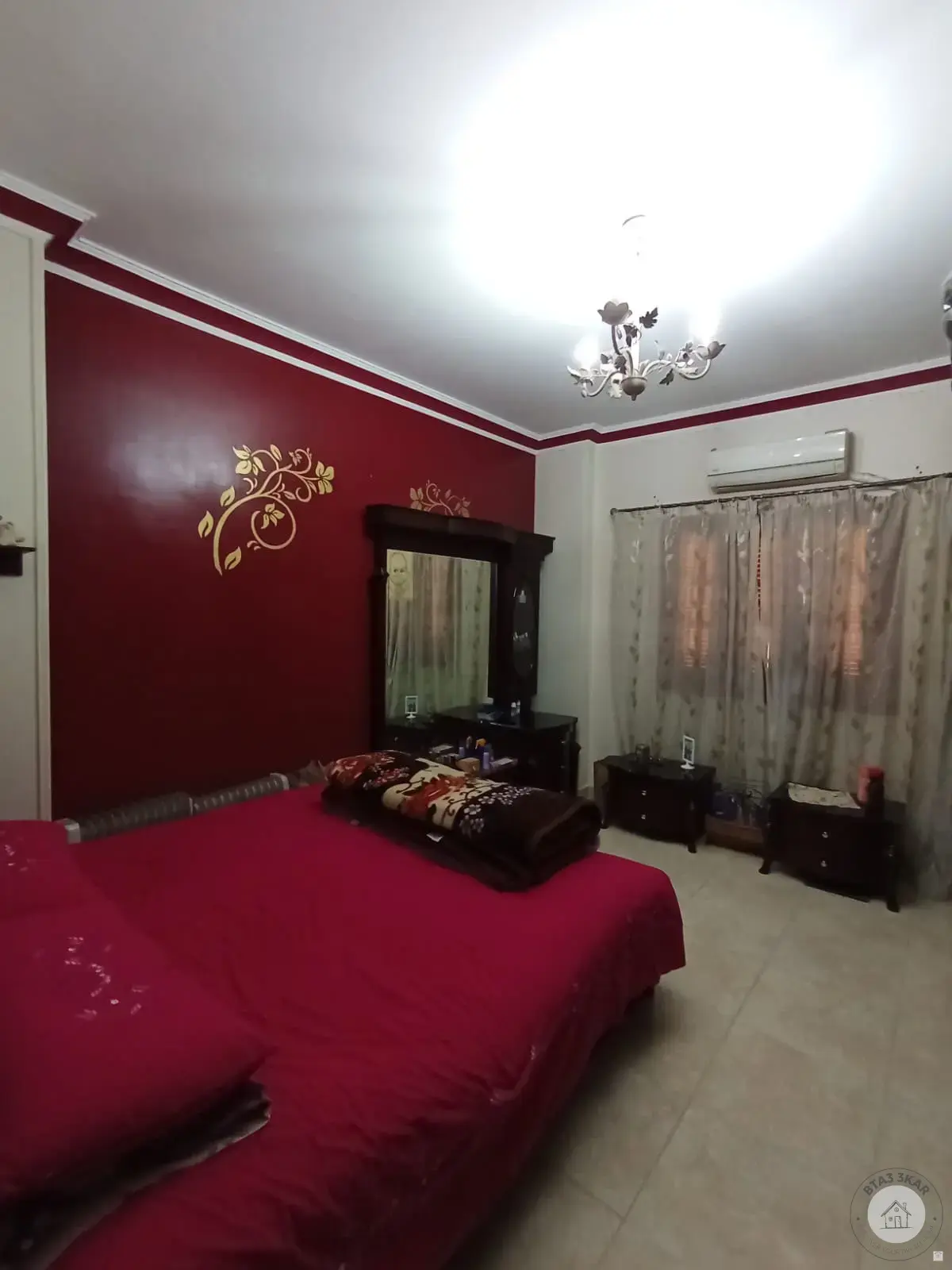 شقة بالبنفسج عمارات دور اول 128 م تحميل قديم تشطيب سوبر لوكس