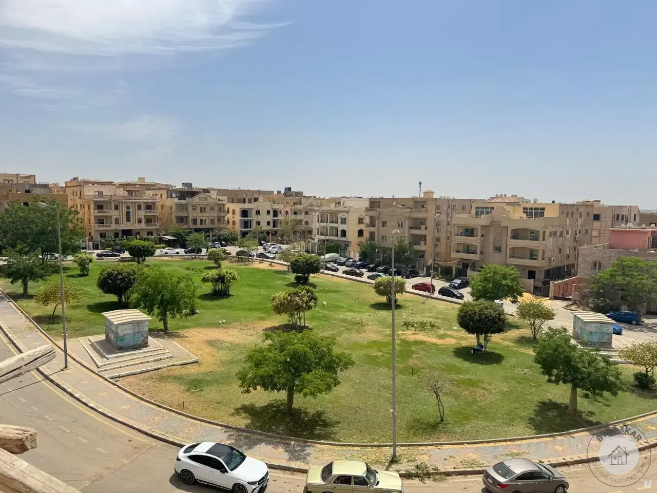 شقة دور تالت  205 م  علي اجمل فيو جاردن بفيلات الياسمين 3