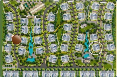 شقة أرضي 110متر بحديقة خاصة 56 متر للبيع بدون أوفر في كمبوند The Icon Gardens